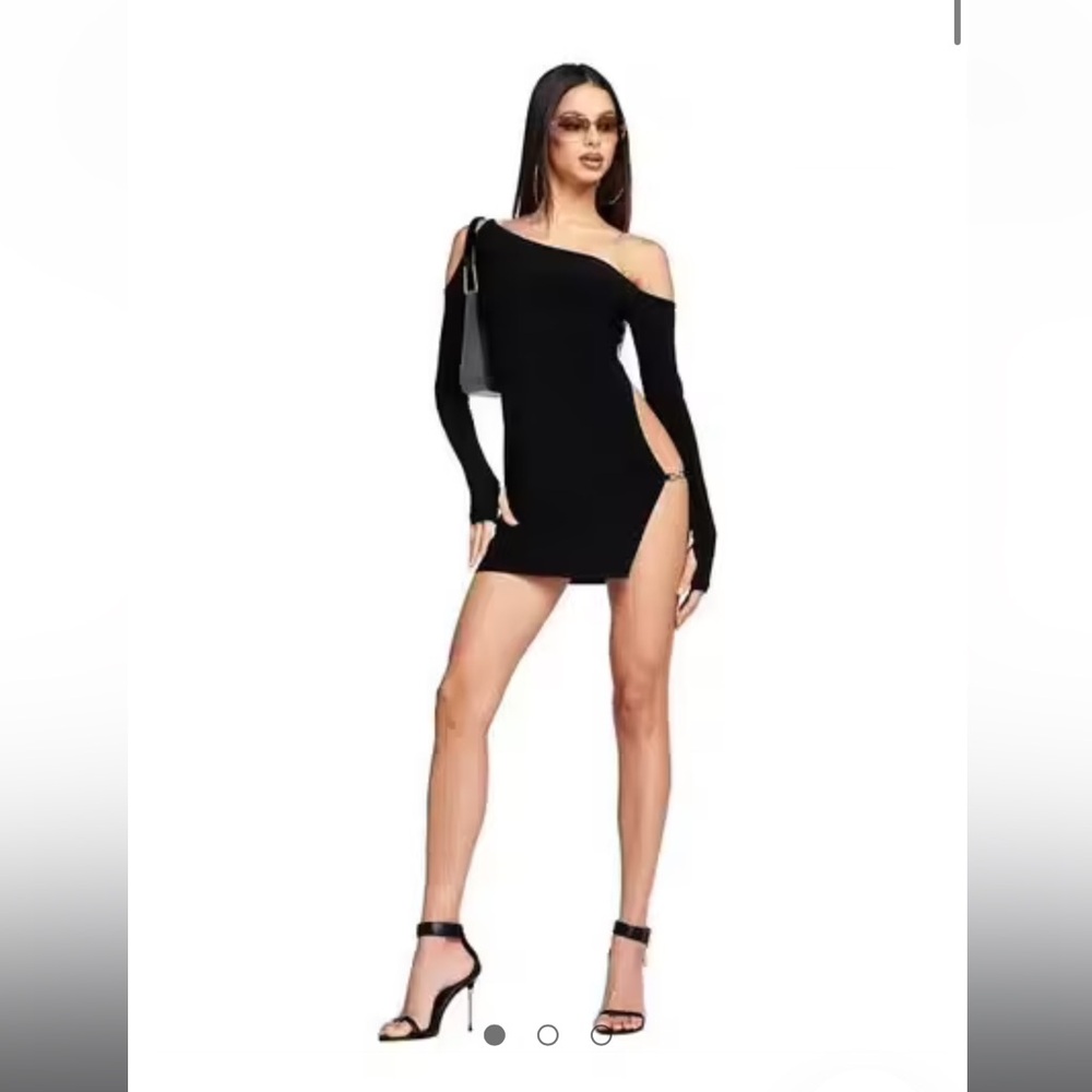 I.AM.GIA PRIMA MINI DRESS BLACK SIZE S
